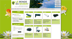 Desktop Screenshot of le-monde-du-bassin.com