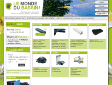 Tablet Screenshot of le-monde-du-bassin.com